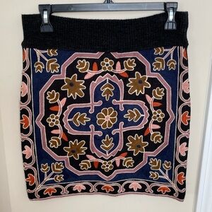 Zara Embroidered Skirt